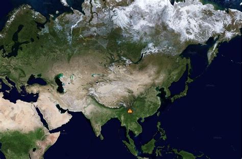 亚洲版图图片