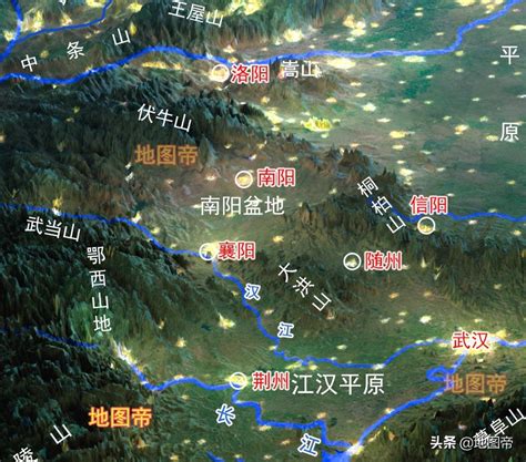 河南省地形图高清版_河南地图_初高中地理网