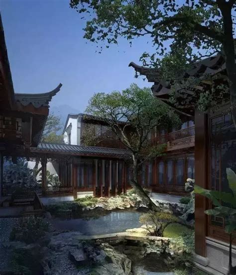 五个古香古色的中式庭院：园林景观美哉！_园林景观_中国古风图片素材大全_古风家