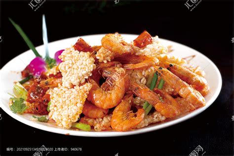 锅巴香辣虾,中国菜系,食品餐饮,摄影素材,汇图网www.huitu.com