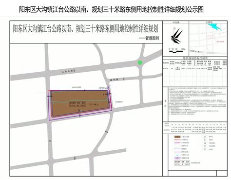 关于《阳江市阳东区那龙镇X599县道（牛岗路）南侧局部地块控制性详细规划》实施的公告