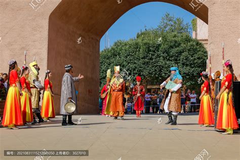 喀什噶尔古城开城仪式,都市风光,建筑摄影,摄影素材,汇图网www.huitu.com