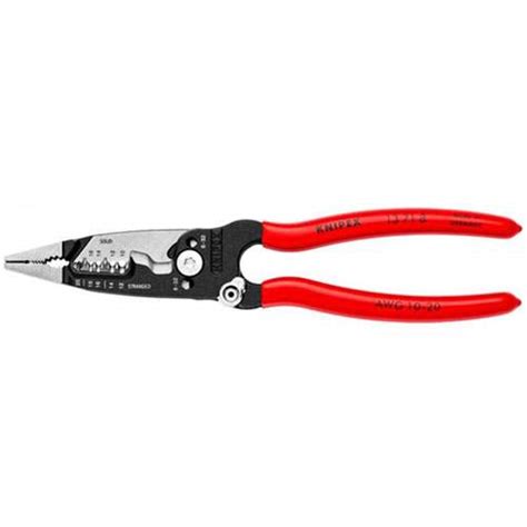 Knipex 13718 8 Inch Forged Wire Stripper, 10-20 Awg | ToolDiscounter