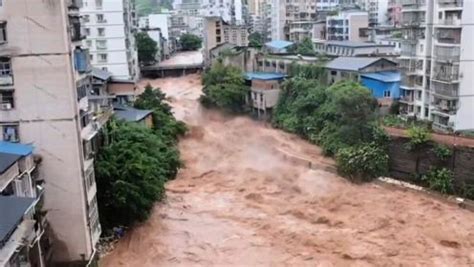 汉中暴雨过后勉县略阳等地受灾 居民小区被淹多道路桥梁冲毁__凤凰网