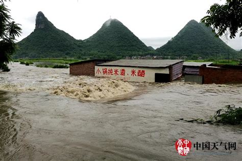 广西罗城遭大暴雨袭击-广西高清图片-中国天气网