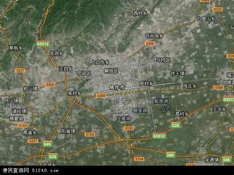 河南省焦作市旅游地图高清版_河南地图_初高中地理网