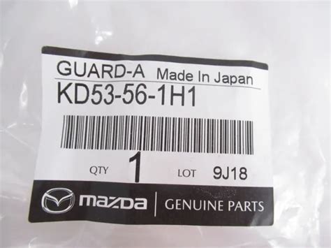 GENUINE OEM MAZDA KD53-56-1H1 Right Rear Quarter Panel Splash Shield 13 ...