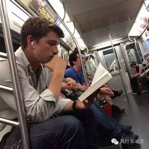 地铁上看书图片,地铁上读书,地铁上的读书人_大山谷图库