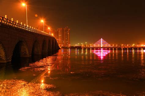 滨州中海夜景,都市风光,建筑摄影,摄影,汇图网www.huitu.com