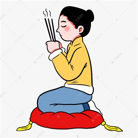 烧香图图片