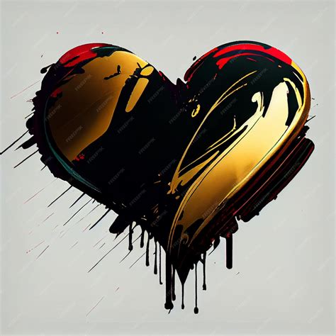 Fondo de forma de corazón abstracto colorido corazón icono símbolo amor ...