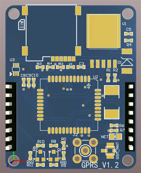【P45】SIM800C-模块电路原理图+PCB+封装（亲自测试成功）-电子电路-索炜达电子