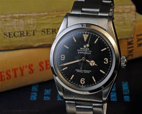 Vintage Rolex Explorer 1016 Black Dial Stainless Steel Box Papers 1969 ...