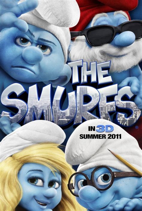 电影海报欣赏：蓝精灵(The Smurfs) - 设计之家