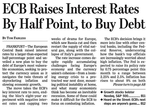 欧洲央行利率决议前瞻：加息25基点几无悬念，缩表或将加速 - 华尔街见闻
