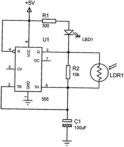 一种用于555集成电路教学的LED闪烁频率控制器的制作方法