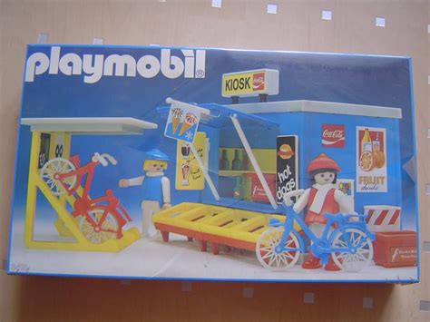 PLAYMOBIL 3418 - Kiosk mit Fahrradständer / Hot sog Stand: Amazon.de ...