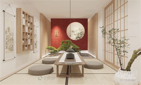 日式卧室茶室 - 效果图交流区-建E室内设计网