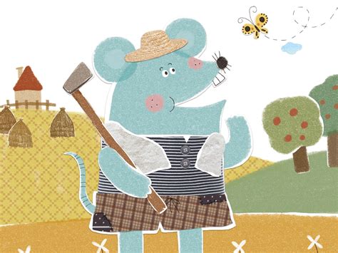 《伊索寓言》之城里老鼠和乡下老鼠。|插画|儿童插画|林子lcx - 原创作品 - 站酷 (ZCOOL)
