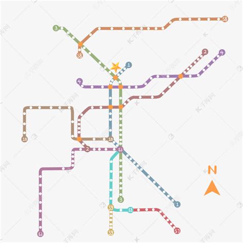 南京地铁线路图素材图片免费下载-千库网