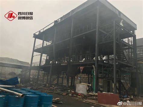 四川江安爆燃事故致19死12伤 建筑被烧成钢架
