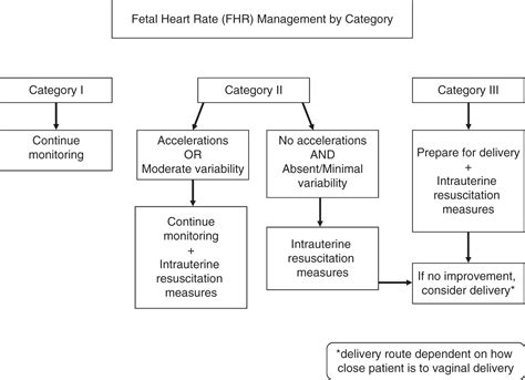 Fetal heart tracing categories