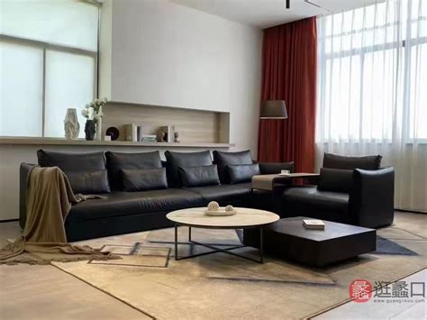 意式极简风格-Avenue大黑牛沙发 「我在家」一站式高品质新零售家居品牌