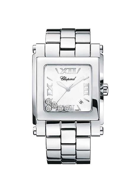 288467-3001 Chopard Happy Sport Square Steel | Essential Watches