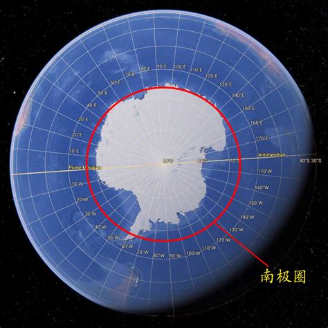 南极地图图片