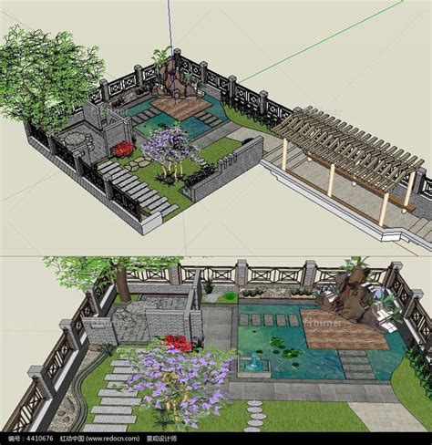 公园大门sketchup模型设计图__室外模型_3D设计_设计图库_昵图网nipic.com