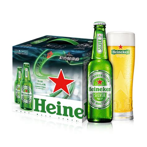 Heineken 喜力 星银 啤酒 500ml*6听 电音礼盒装【报价 价格 评测 怎么样】 -什么值得买