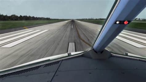 第一视角带你飞机起飞全过程，让你感受不一样的飞行？_腾讯视频