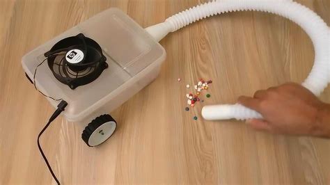 简单材料自制实用吸尘器 手工DIY强力清洁神器家用扫地机器