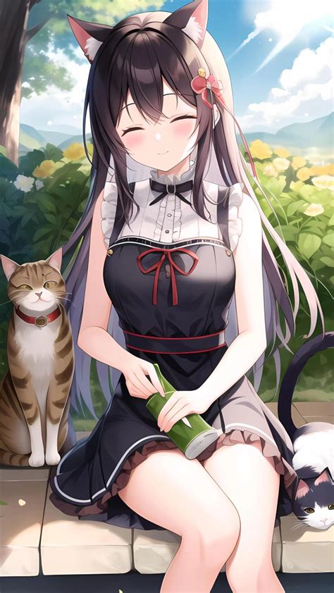 动漫猫咪少女图片
