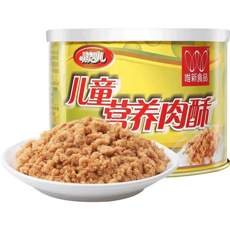 唯新儿童营养猪肉酥115g肉粉松原味罐装零食寿司拌饭料