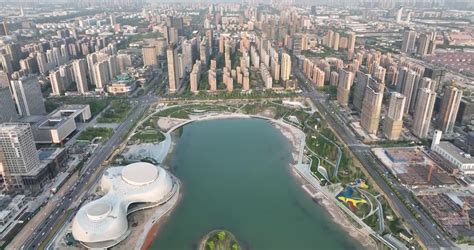 美呆了！杭州最大的人工湖下沙金沙湖，2020年建成！