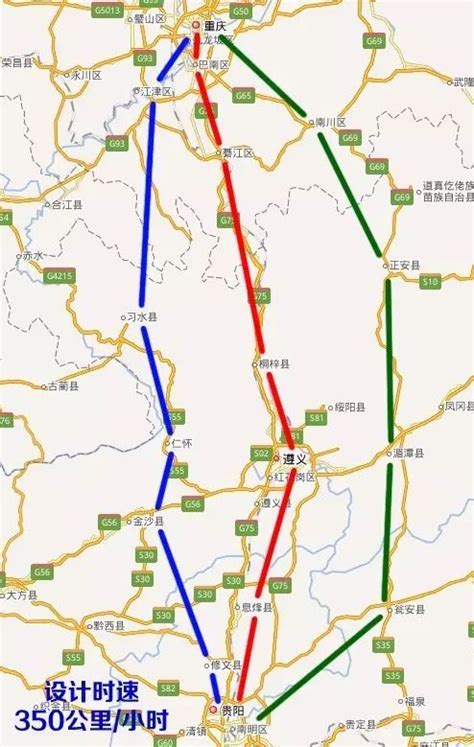 地图已可显示“京台高铁”线路图！途经江西这些地方…