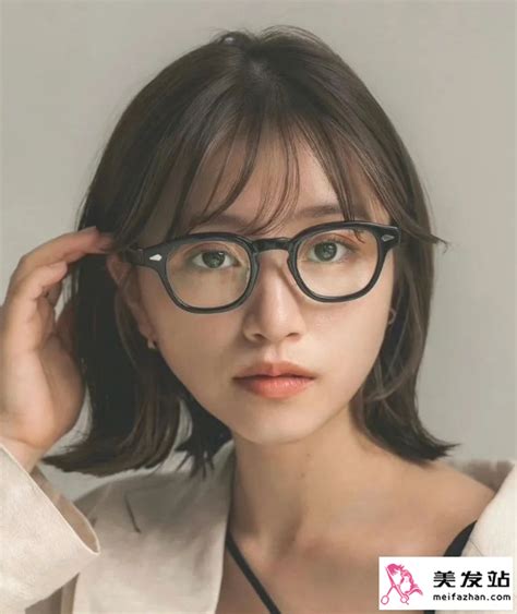 甜美留海发型图片