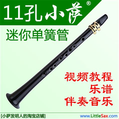 11孔小萨:简易单簧管黑管迷你口袋Xaphoon竖笛外观初学者专业乐器-淘宝网