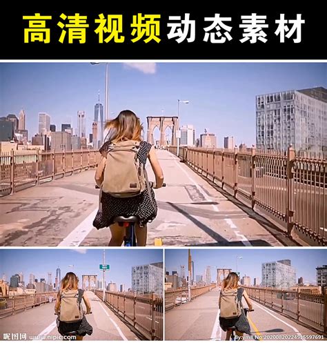 骑车美女mp4短视频素材__人物_实拍视频_多媒体图库_昵图网nipic.com