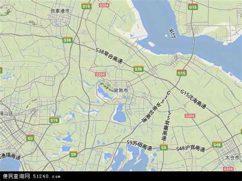 常熟市地图 - 常熟市卫星地图 - 常熟市高清航拍地图