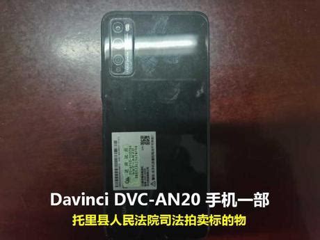 Davinci DVC-AN20 手机一部 - 司法拍卖 - 阿里资产