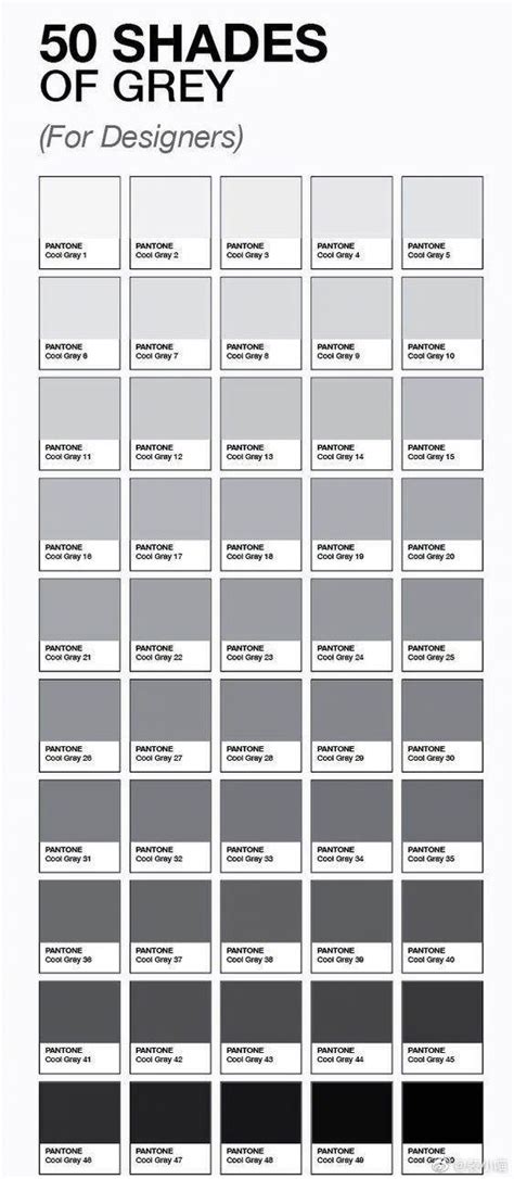 50种灰色值参考，打造不一样的灰度～|灰度|灰色_新浪新闻