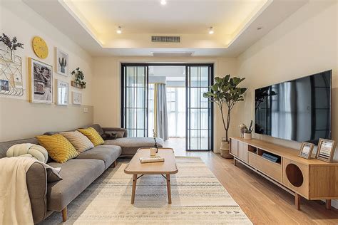 90平方的温馨北欧风格-暖色系让家更舒服，安心。|空间|室内设计|室内设计盈盈 - 原创作品 - 站酷 (ZCOOL)