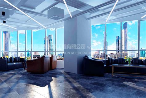 郑州投资公司办公室装修案例实景图 - 金博大建筑装饰集团公司