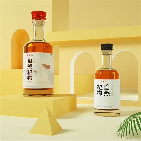 宁夏红 自然杞物 枸杞酒-酒水/饮料包装设计作品|公司-特创易·GO