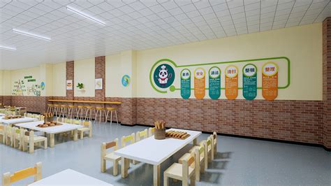 幼儿园餐厅设计_十二月二十二-站酷ZCOOL