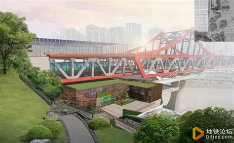 重庆再添一座独特车站，全国首例站桥一体的换乘站 - 重庆地铁 地铁论坛