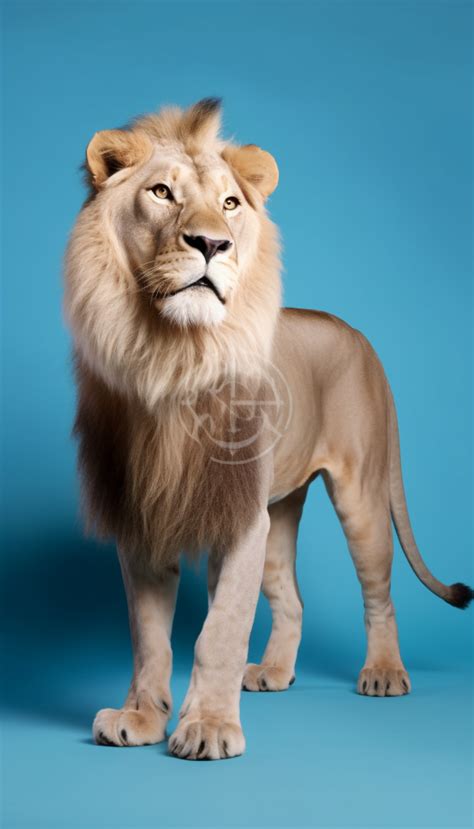 动物狮子油画：威风凛凛，王者霸气__财经头条