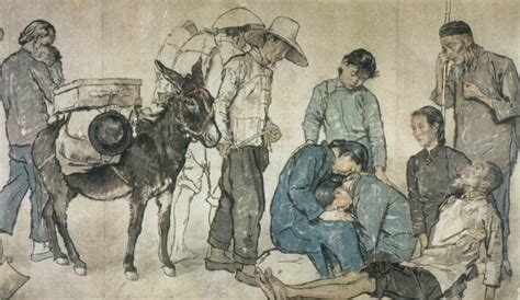 蒋兆和流民图图片